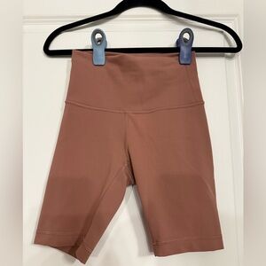 lululemon Rose Pink Bike Shorts